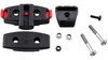 Rixen & Kaul Satteladapter  XL schwarz, rot